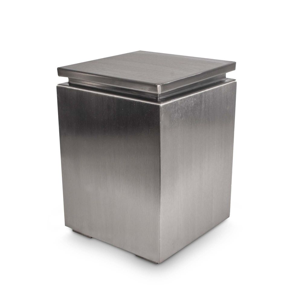 The Outdoors Plus OPT-LPHIDESS Propane Tank Enclosure with Removeable Top - Stainless Steel